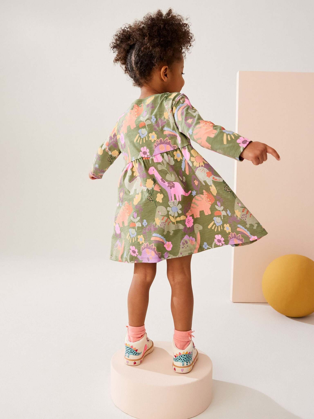 Платье для девочки Next 429-513, Хаки