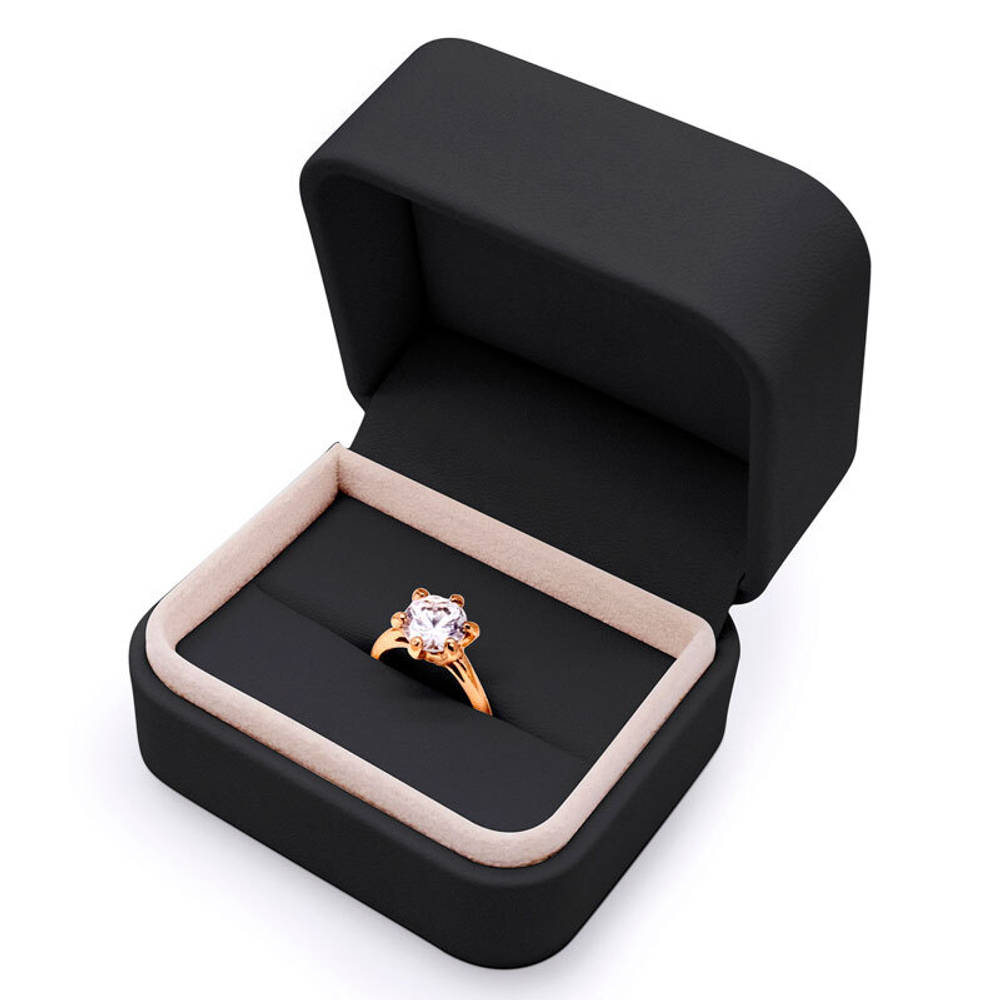 Эксклюзивный футляр «Графиня» 70x60x40 мм под кольцо