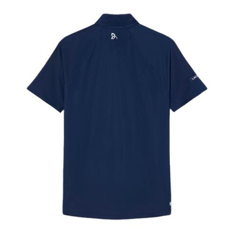 Мужское теннисное поло Lacoste Tennis x Novak Djokovic On Court - navy blue