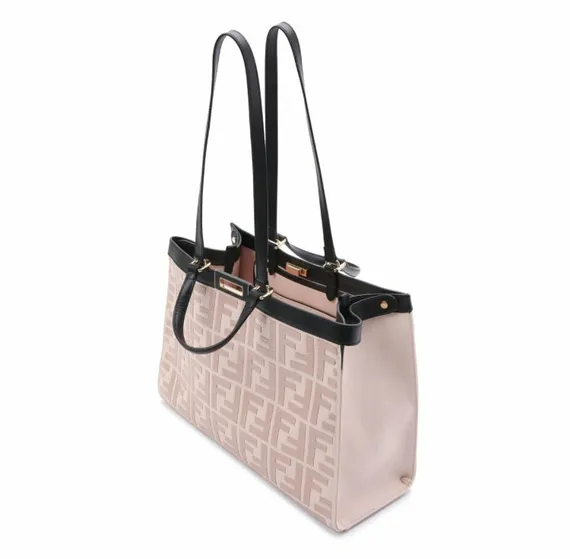 Сумка Fendi Peekaboo X-tote светло-розовый