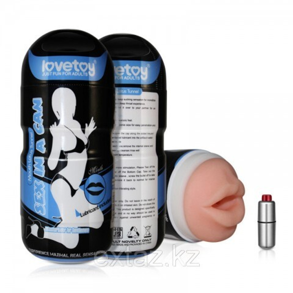 Ротик 'SEX IN A CAN" (С вибрацией) - Lotus Tunel