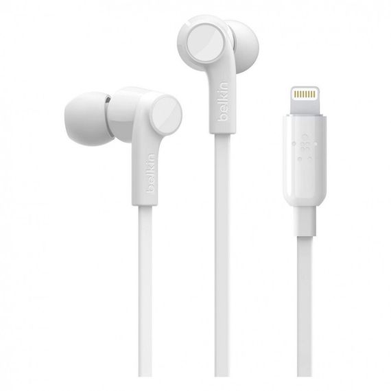 Наушники-вкладыши Belkin Rockstar Lightning (G3H0001BTWHT) белый