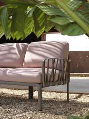 Модульное кресло Komodo Poltrona, тортора, розовый