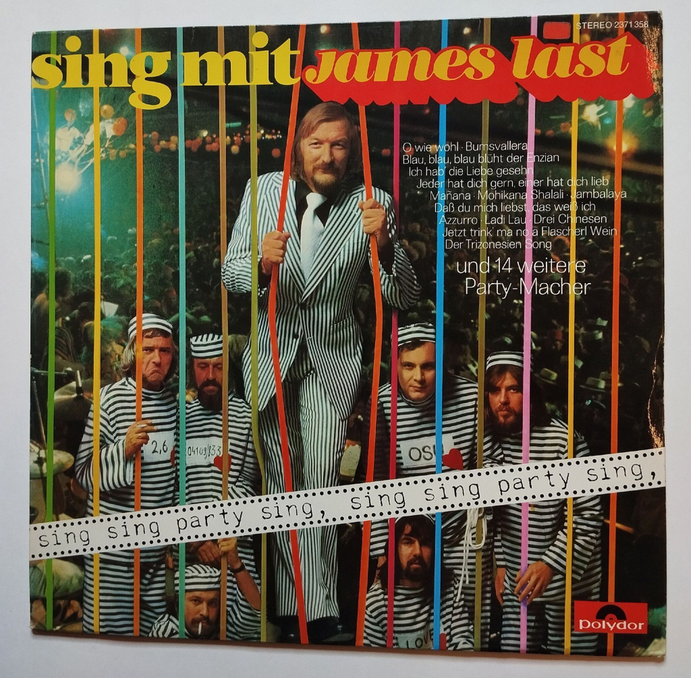 Винтажная виниловая пластинка LP James Last Джеймс Ласт Sing Mit (Germany 1973) (EX)