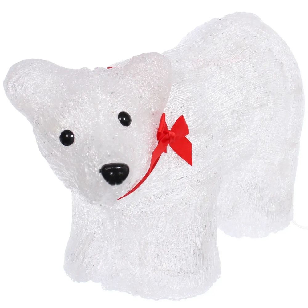 Фигура светодиодная «Медведица» 40*17,5*22 см, 50 ламп LED, авторежим, 220V, Белый