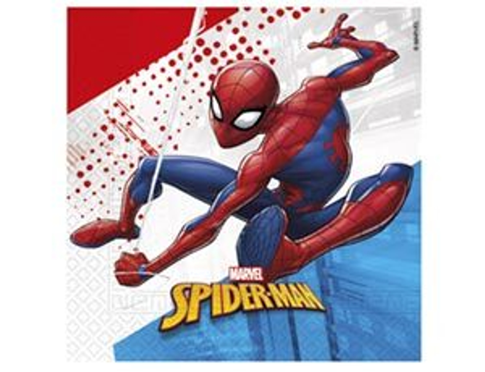 Салфетка ЭКО Человек-Паук 33см 20шт/P