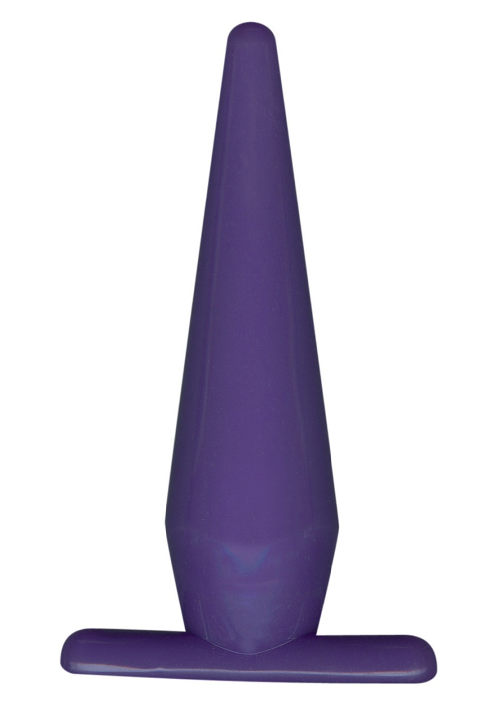 Фиолетовая анальная пробка Funky - 10,5 см.