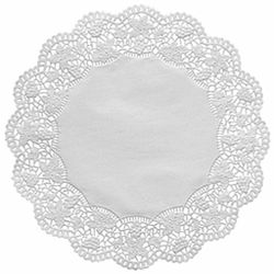 Салфетки резные, 34 см, 100 шт/уп