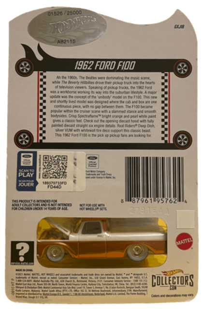 Hot Wheels RLC 1962 Ford F100 (2022)