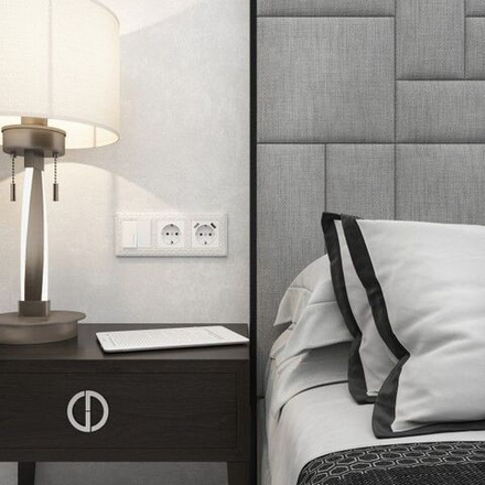 Рамка на 3 поста (жемчужный)