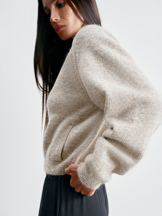 Бомбер SAGE, бежевый