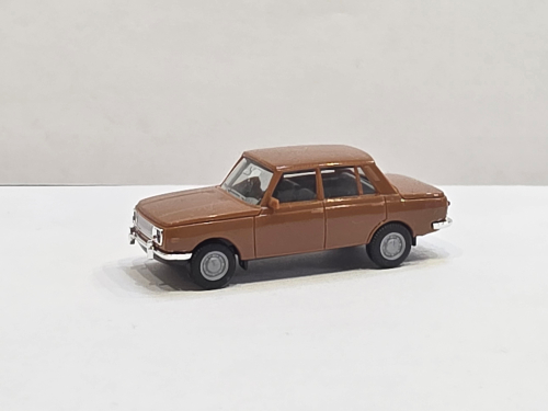 Машинка 1:87 Wartburg 353 '66, синий/коричневый