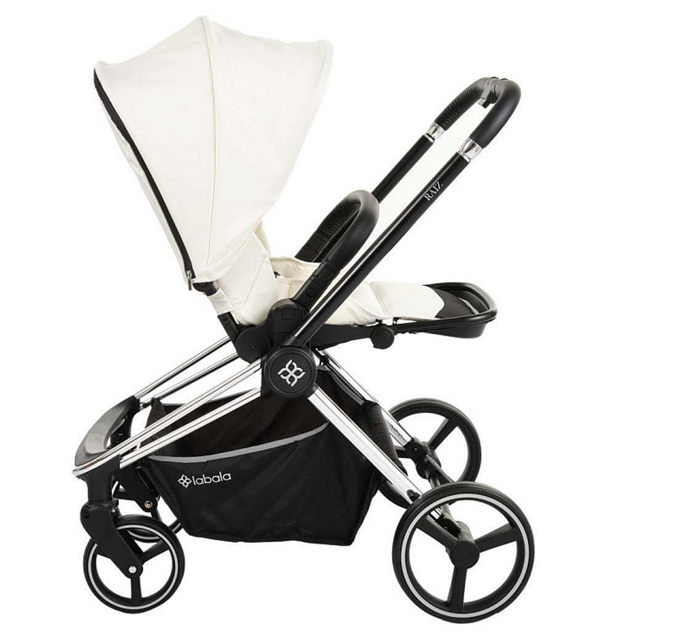 Коляска 2 в 1 Labala Raiz Lite White