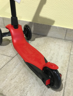 Самокат трехколесный кикборд Дерзкий Стайл Classic красный до 50 кг С-003-25-25-19/SY-19/SY