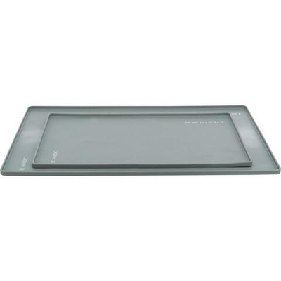 Коврик под миску, BE NORDIC, 48 х 30 см, силикон, серый, Trixie