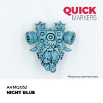 Акриловый маркер AK Interactive Quick Marker Night Blue