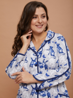 Кофта Кфн-002Х/серый-кошкибабочки