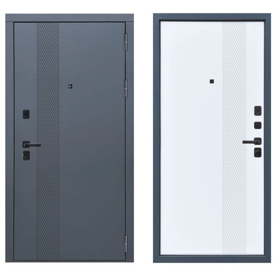 Купить Входная дверь М12 ФЛ-33 velluto oscure ФЛ-33 velluto bianco