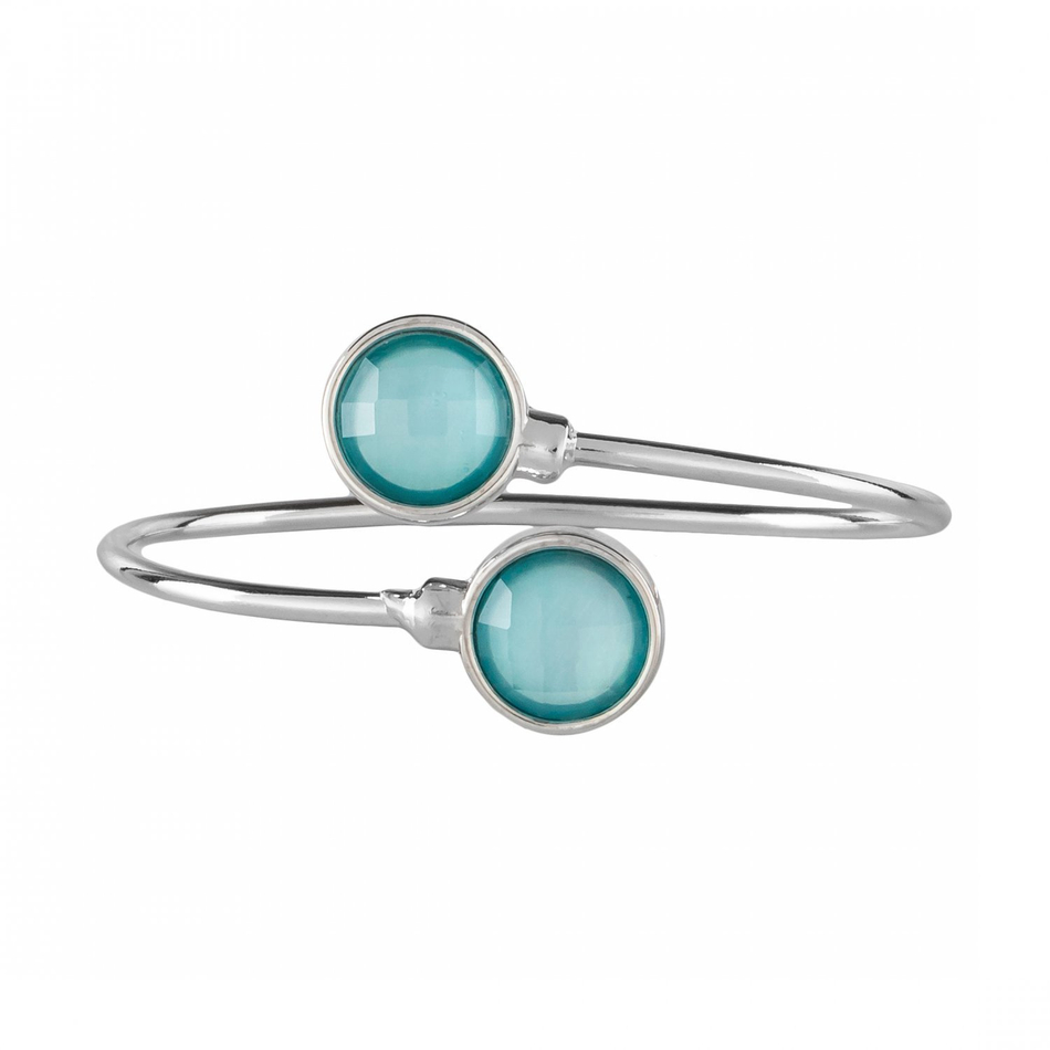 Браслет Possebon Pearl Blue Sky Agate C9331.21 B/S
