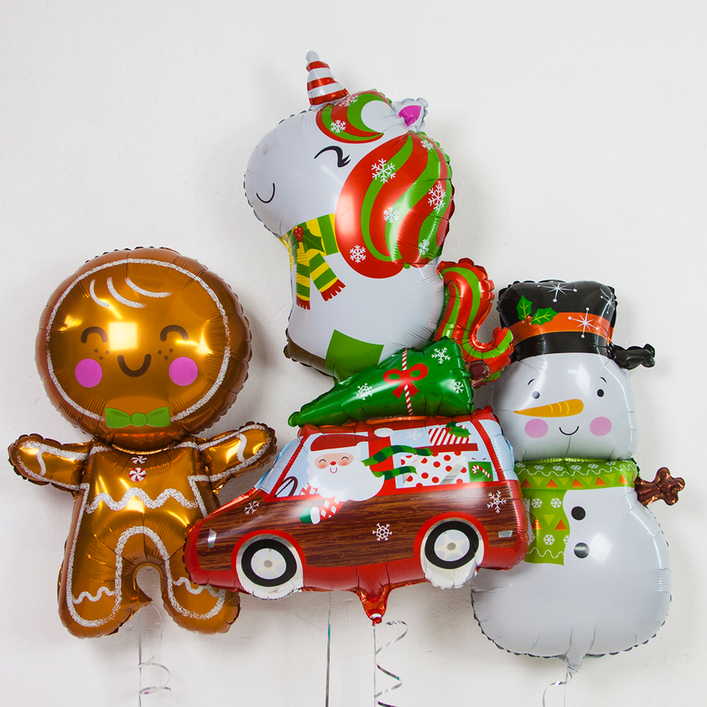 Фигура "Дед Мороз с ёлкой на машине"