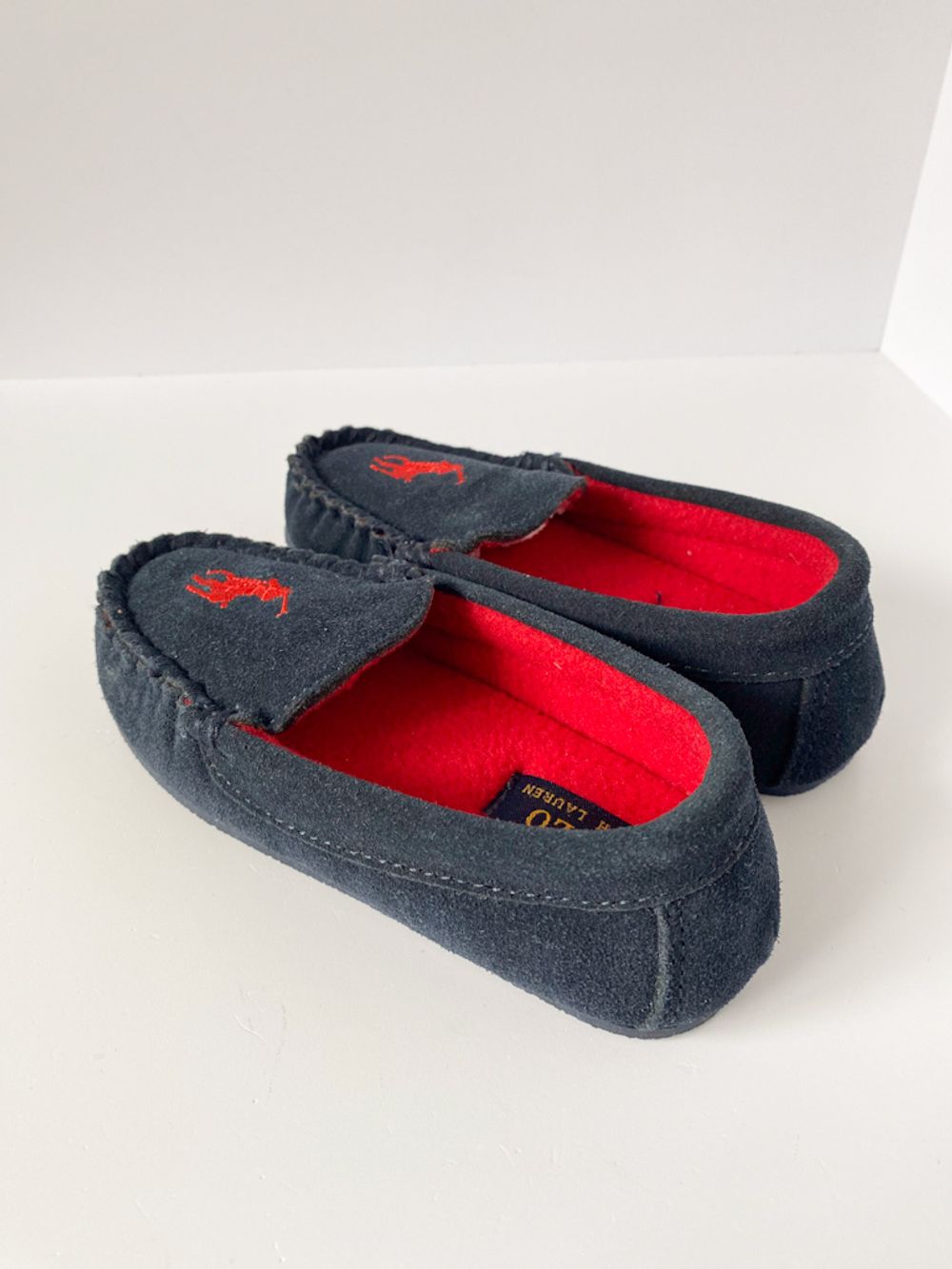 Новые замшевые макасины Ralph Lauren, 26