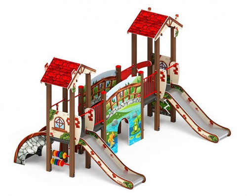 Детский игровой комплекс В гостях у сказки ДИК 1.05.01.С H=900