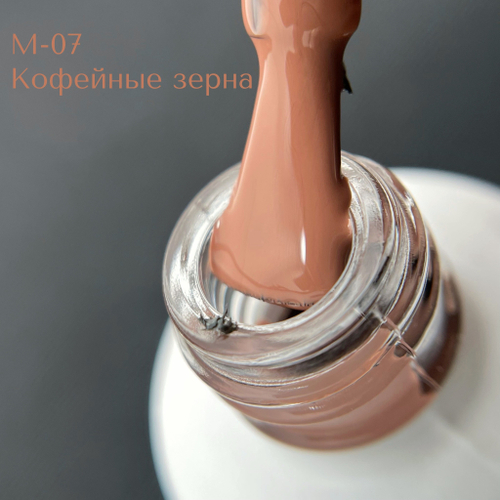 IceBeauty Гель-лак M-07 "Кофейный зерна", 8 мл