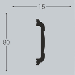 bello deco Молдинг XPS М 8 (80x15) 00-00004628