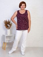 Сюжет - майка бордо Iv-capriz