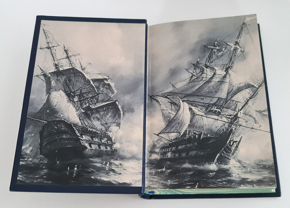 Подарочная книга "Люди, корабли, океаны. 6000 - летняя авантюра мореплавания" Хельмут Ханке 1976 г.