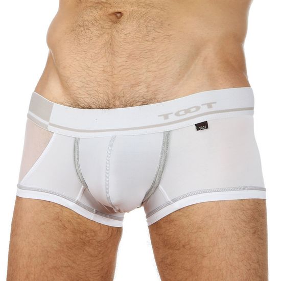 Мужские хипсы белые с сетчатой вставкой TOOP Net (L / Белый)