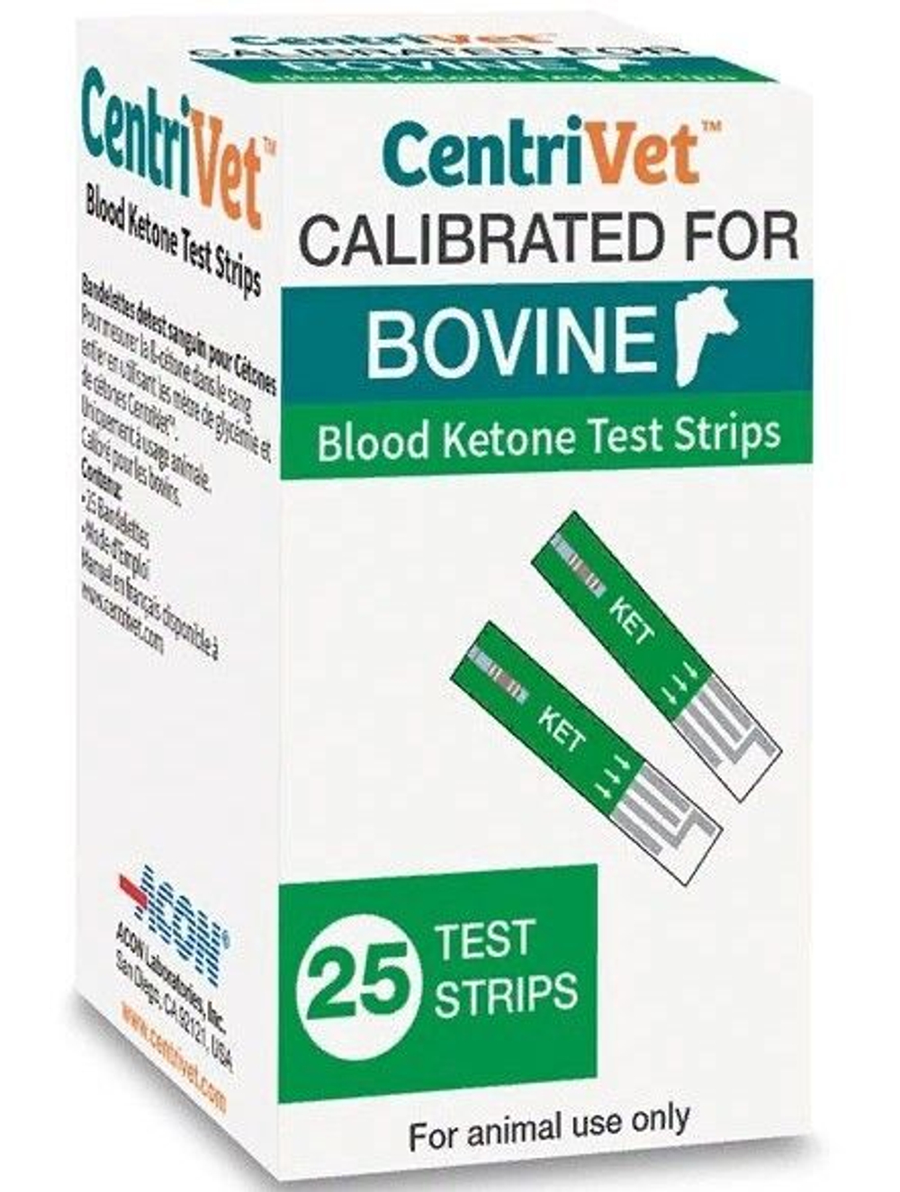 Тест-полоски на кетоны CentriVet CE