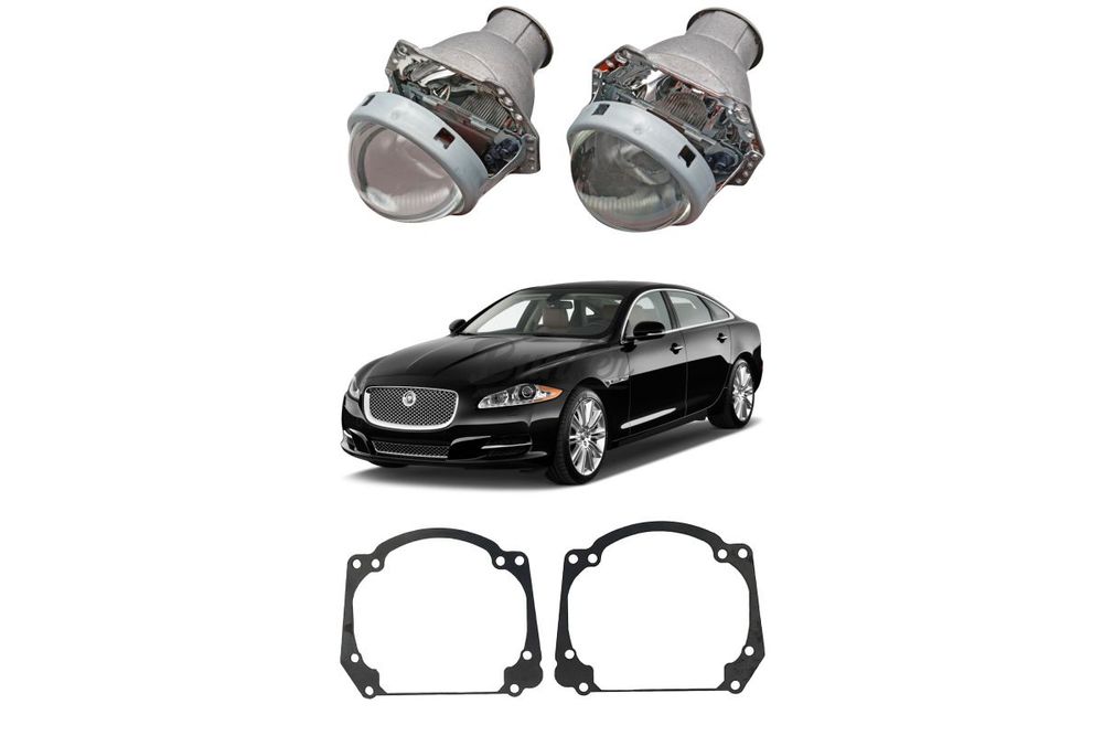 Готовый комплект для замены штатных линз Valeo Jaguar XJ IV X351 2009-2015
