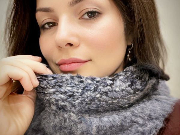 Вспушенный шёлк с мягким объёмом