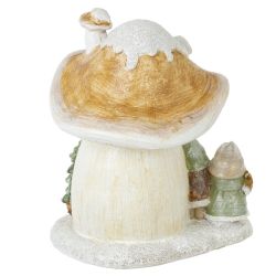 GAEM Фигурка декоративная с подсветкой "Домик и гномы", L13 W10 H15 см