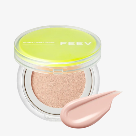 FEEV Лёгкий тональный кушон Peach Dew Hyper-Fit Bare Cushion #02