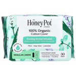 The Honey Pot Company, органический охлаждающий травяной настой, обычные прокладки, 30 шт.
