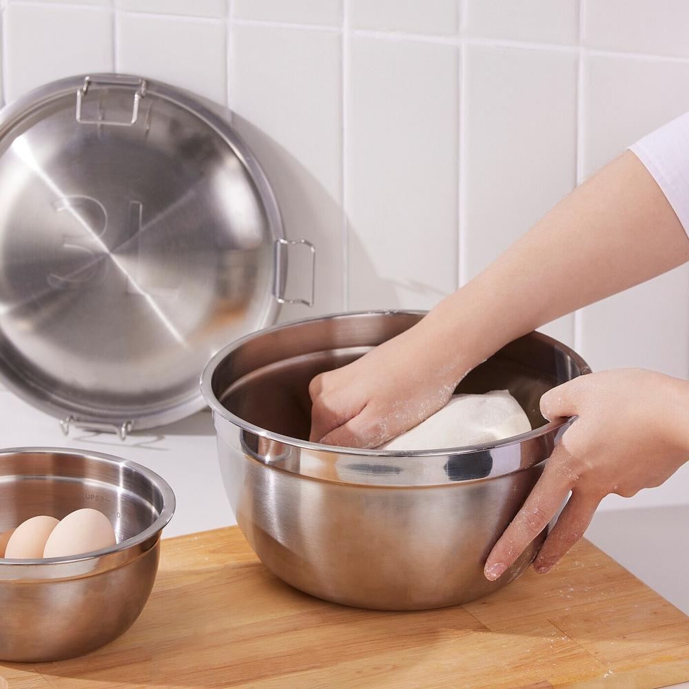 IKEA CIKLID  (ИКЕА СИКЛИД)  -  Миска с крышкой, набор из 3 штук.