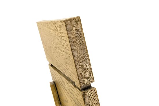 Стул Кёльн (дуб/тон Светлый дуб с черной патиной 004/жесткое сиденье)