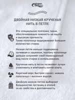 Набор полотенец 500гр махровых белых двойная петля 3шт (50х100см)