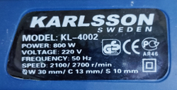 Дрель ударная KARLSSON KL-4002