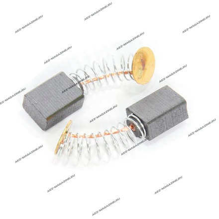 Электроугольная щетка 6х9х12 Пружина-пятак (для Интерскол ДУ 550\650\750\780wt d-7.5) нового образца