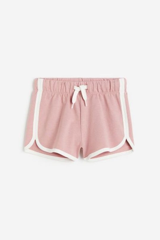 H&M Хлопковые шорты, светло-розовый