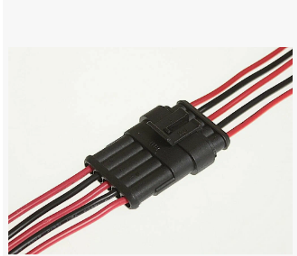 Разъем 5конт мама с проводами ГЕРМЕТИЧНЫЙ  358