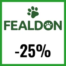 Fealdon — скидка 25% на корма для кошек и собак