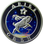 Армения 100 драмов 2008 ''Знаки зодиака - Овен'' (Proof)