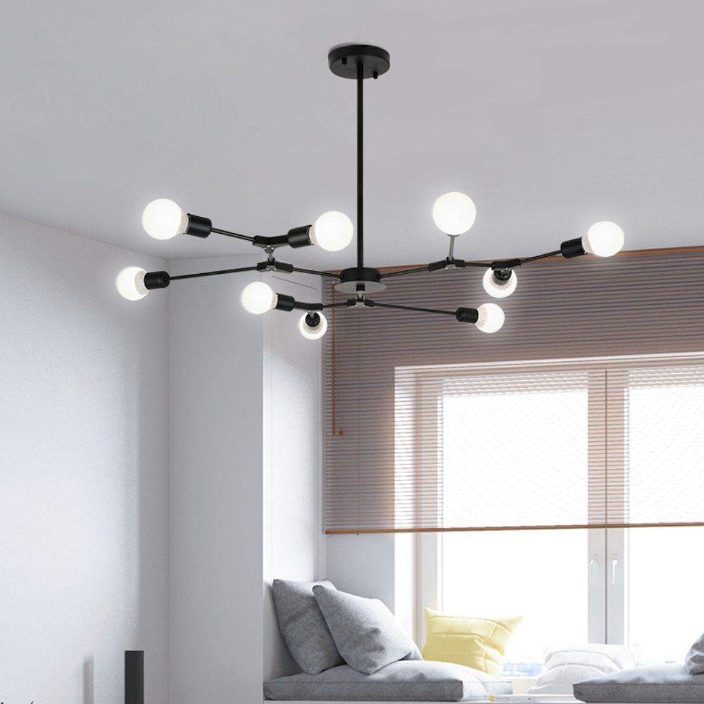 Люстра На Штанге Late D55 Black By Imperiumloft