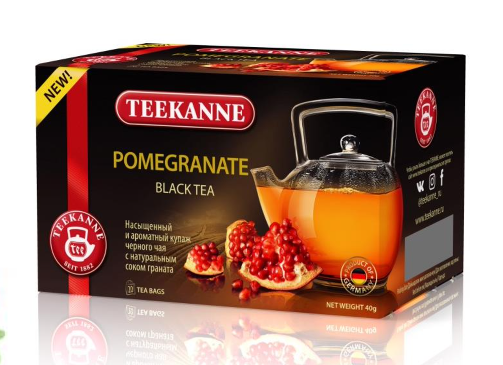 Чай Teekane "Гранат" в пакетиках 20 шт.