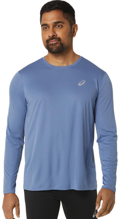 Мужская теннисная футболка с длинным рукавом Asics Core Longsleeve Top - джинсовый синий