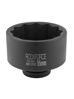Головка ударная глубокая 1'', 95мм (12гр.) RockForce##Rock FORCE RF-48810095
